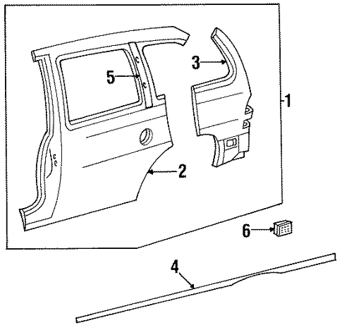 Windstar SIDE PANEL & COMPONENTS 2