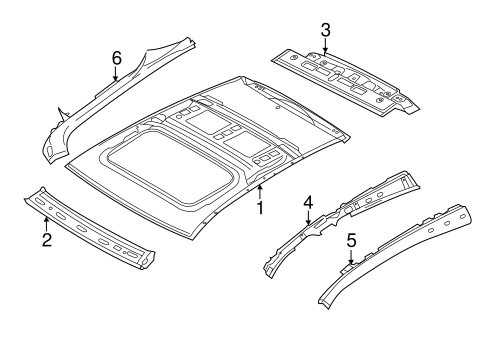 Panamera ROOF & COMPONENTS