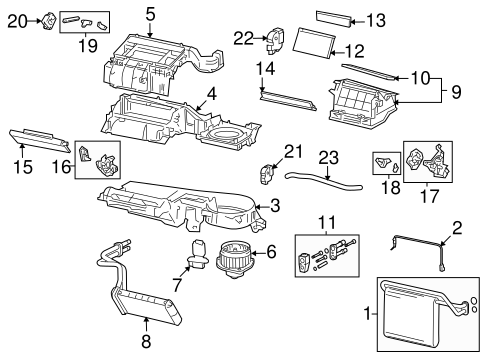 HVAC/CONDENSER, COMPRESSOR & LINES for 2014 Toyota Tacoma #1