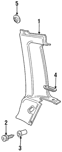 Discovery INTERIOR TRIM - QUARTER PANELS