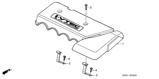 Engine/Engine Cover for 2003 Honda CIVIC HATCHBACK #1