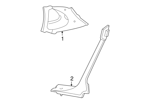 Sable INTERIOR TRIM - QUARTER PANELS 2