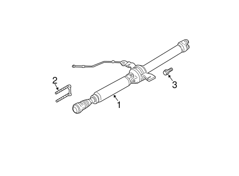 Rear Suspension/Drive Shaft for 2009 Ford Escape #1
