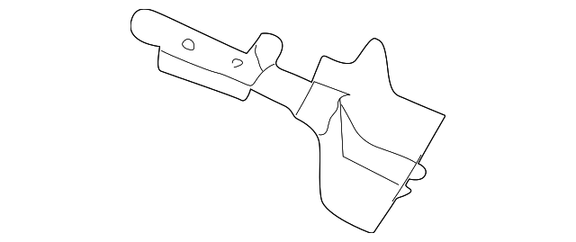 4923975 Деталь BRACKET, LEFT