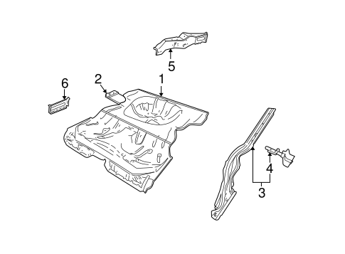 9-3 REAR FLOOR & RAILS 2