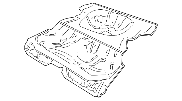 4340295 Деталь REAR FLOOR PAN