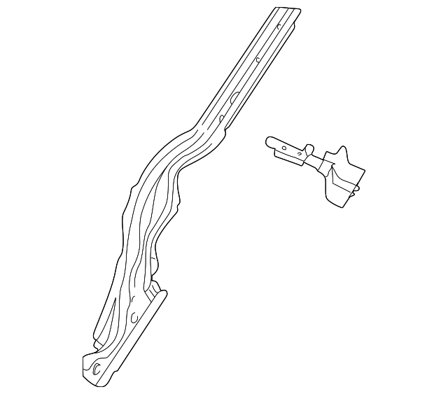 30552455 Деталь REAR SIDEMEMBER, LEFT