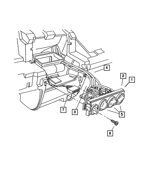 Air Conditioner and Heater Controls for 2006 Chrysler PT Cruiser #0