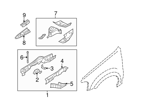 Mariner STRUCTURAL COMPONENTS & RAILS
