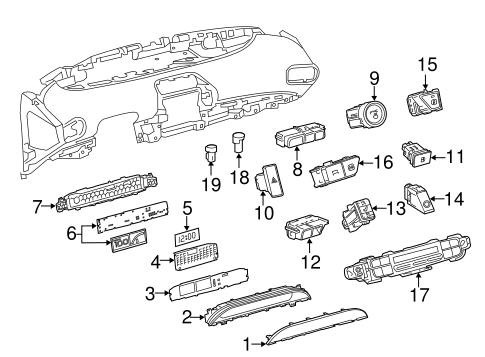 ELECTRICAL/SWITCHES for 2016 Toyota Prius #3