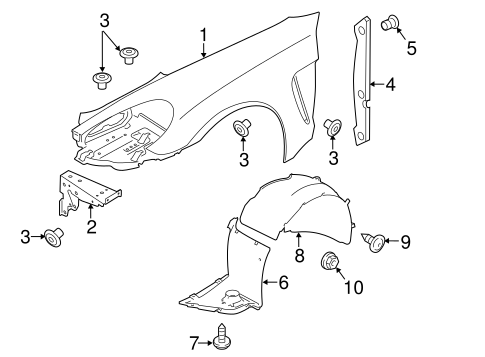 Panamera FENDER & COMPONENTS