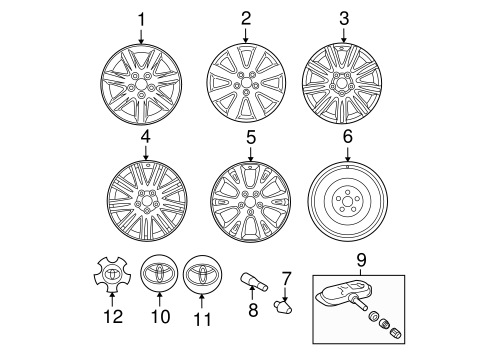 FRONT SUSPENSION/COVERS & TRIM for 2006 Toyota Avalon #1