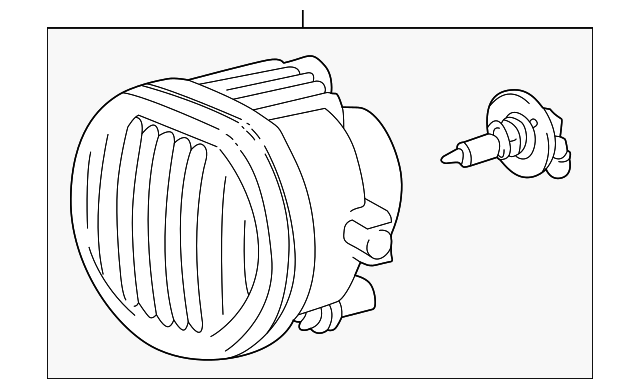 88973636 Деталь FOG LAMP ASSY, RIGHT