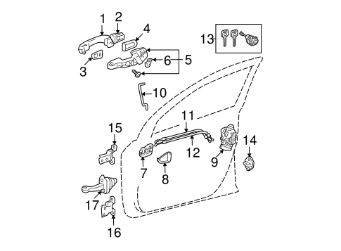 BODY/LOCK & HARDWARE for 2007 Toyota RAV4 #2