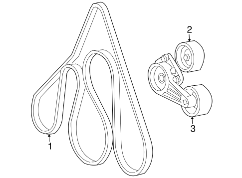 Cooling System/Belts & Pulleys for 2002 Ford F-150 #1