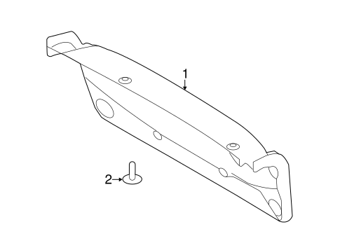Body/Interior Trim - Trunk for 2017 Ford Fiesta #1