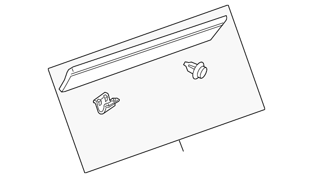 19179810 Деталь SIDE MOLDING, LEFT