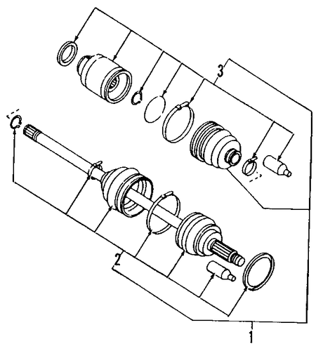 9-2X AXLE SHAFTS & JOINTS