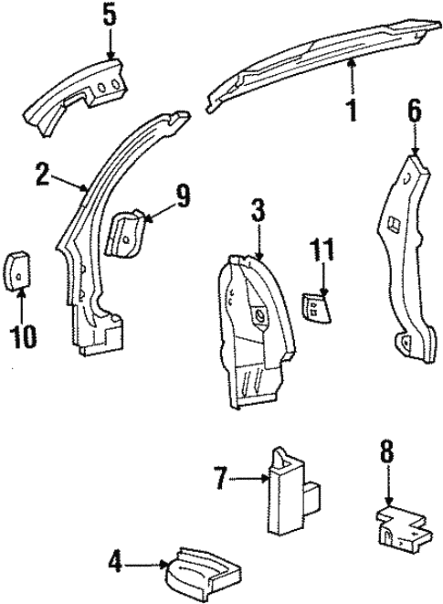 Rear Body for 2000 Ford Windstar #0