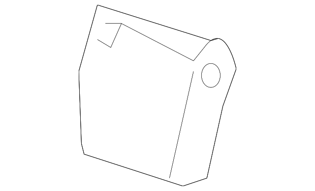 8686197 Деталь LOWER BRACKET, LEFT