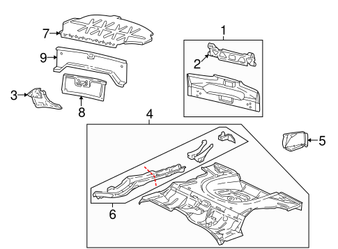 Sunfire REAR BODY & FLOOR 3