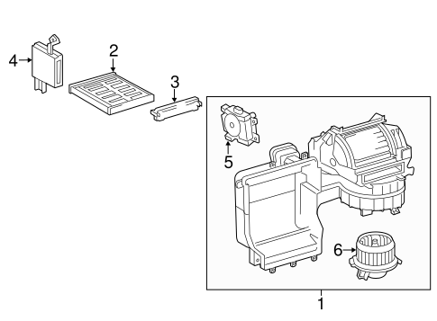 HVAC/BLOWER MOTOR & FAN for 2009 Toyota Camry #2