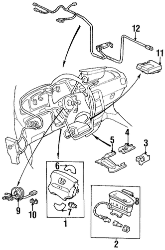 OEM Honda 77961-SX0-A00 - Wiring Harness OEM Honda 77961-SX0-A00 - Wiring Harness