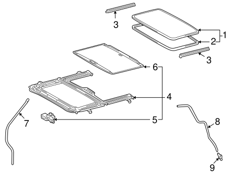 BODY/SUNROOF for 2004 Scion xA #1