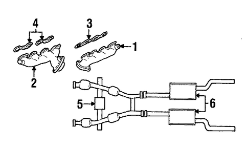 Mustang EXHAUST COMPONENTS