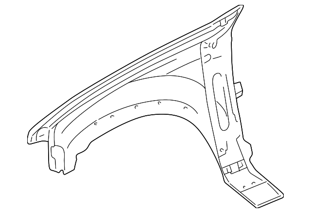 3C5Z-16006-AA Деталь FENDER, LEFT