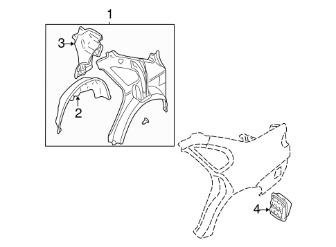 Inner Structure for 2001 Subaru Legacy #0