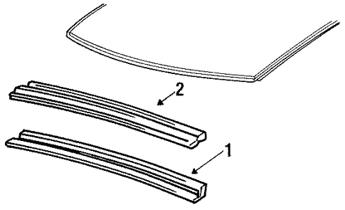 Capri WINDSHIELD HEADER & COMPONENTS
