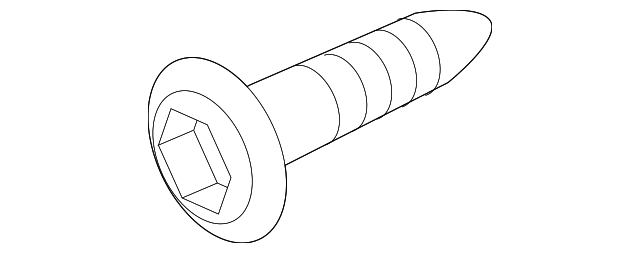 XYP000070 Деталь FOG LAMP SCREW, RIGHT