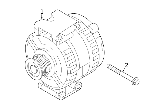 Alternator for 2017 Volkswagen Golf #0