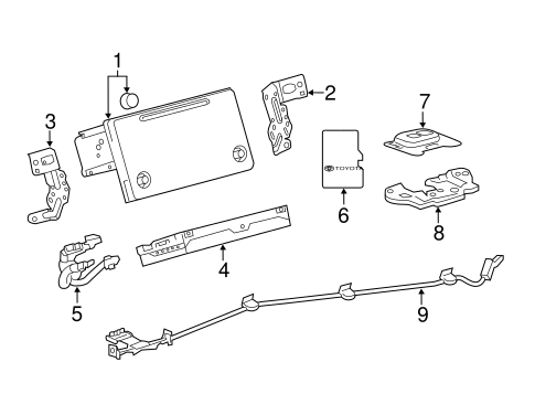 ELECTRICAL/NAVIGATION SYSTEM for 2016 Toyota Prius #1