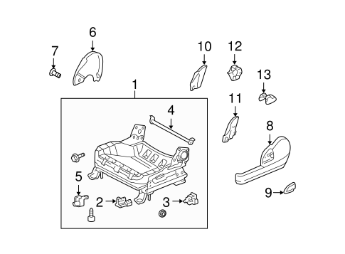 BODY/TRACKS & COMPONENTS for 2004 Scion xA #2