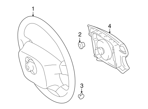 STEERING/STEERING WHEEL & TRIM for 2002 Toyota Avalon #1