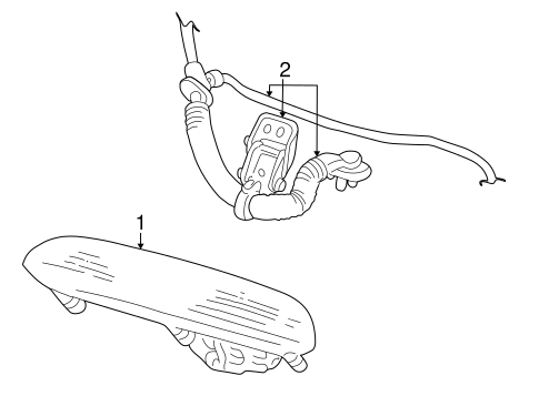 Electrical/High Mounted Stop Lamp for 2001 Ford Explorer #1