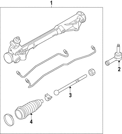 Steering/Steering Gear & Linkage for 2011 Ford Fusion #1
