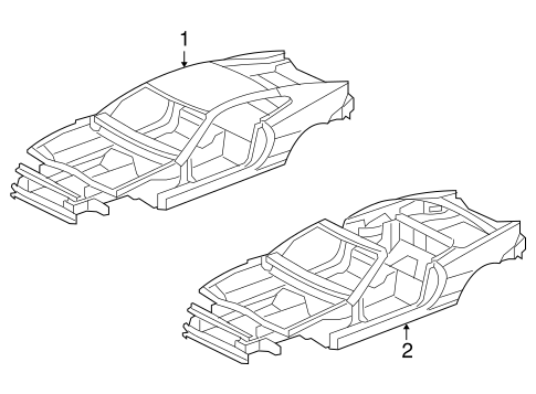 XKR BODY SHELL