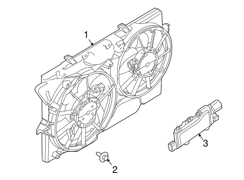 Cooling System/Cooling Fan for 2017 Ford Taurus #1