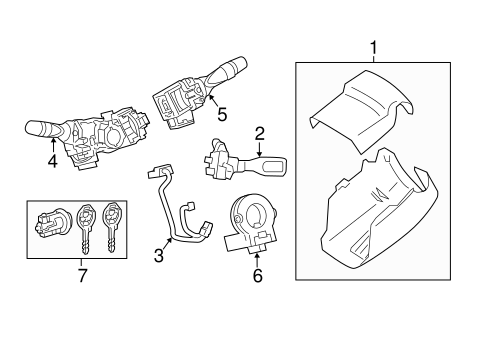 ELECTRICAL/IGNITION LOCK for 2007 Toyota Camry #2
