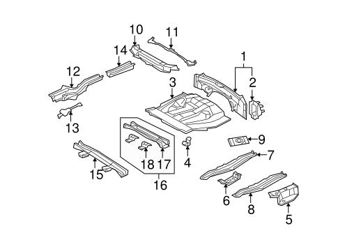 BODY/REAR BODY for 2006 Toyota Highlander #1