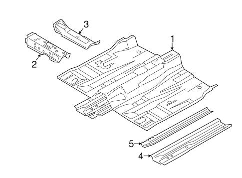 Floor & Rails for 2012 Volvo S60 #0