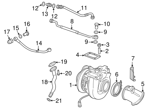 3500 TURBOCHARGER & COMPONENTS