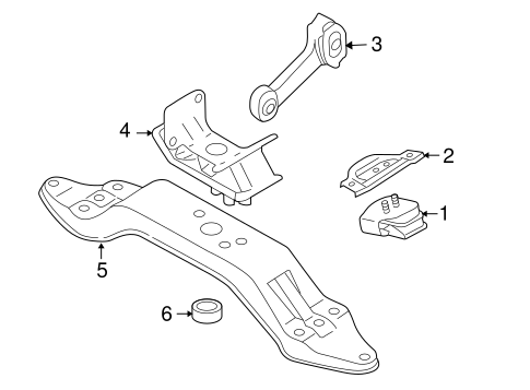 9-2X ENGINE & TRANS MOUNTING