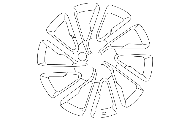 LR048427 Деталь WHEEL, ALLOY
