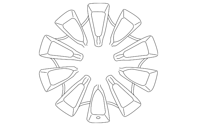 LR058163 Деталь WHEEL, ALLOY