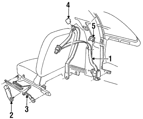 Cougar FRONT SEAT BELTS 2
