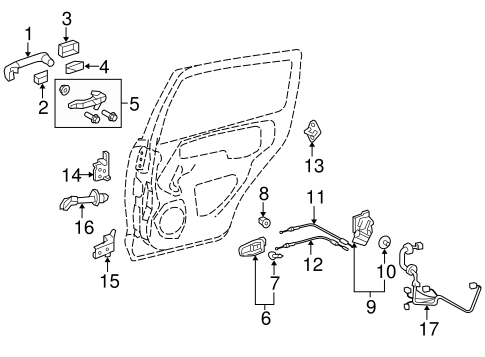BODY/LOCK & HARDWARE for 2016 Toyota Yaris #3